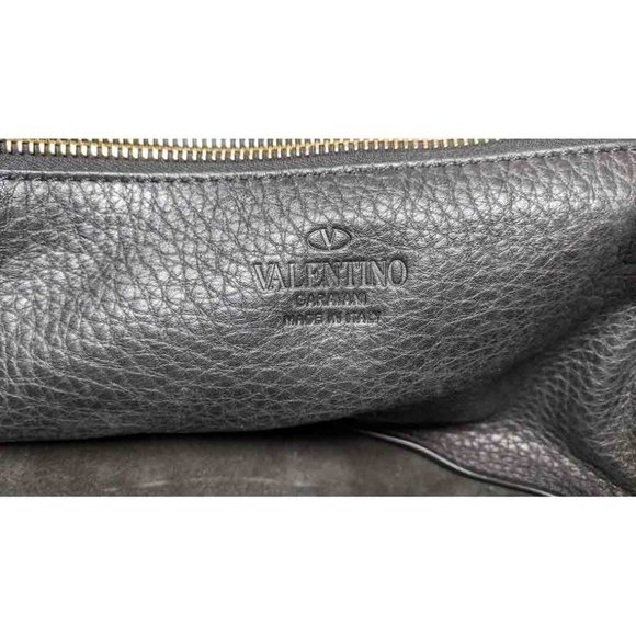 SOLD Valentino Black Rockstud Trapeze Bag - Picture 7 of 8